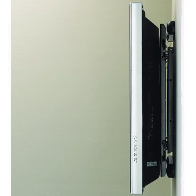 Closed view of Chief PIWRF2000B Large Flat Panel Low-Profile In-Wall Swing Arm Mount with TVs