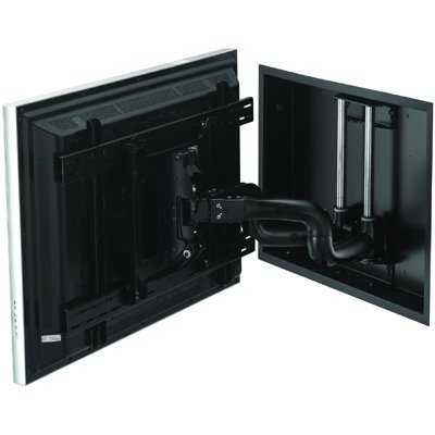 Side view of Chief PNRIW2000B Large Flat Panel Low-Profile In-Wall Swing Arm Wall Mount for 42"-71" Display