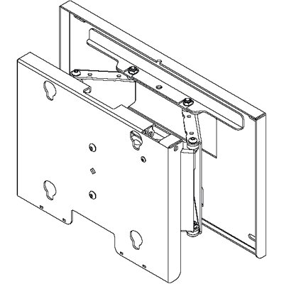 Chief MPT6000B Medium Swing Arm Wall Mount (without interface)