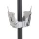 Chief FDP4101B or FDP4101S Small Dual Display Pole Mount