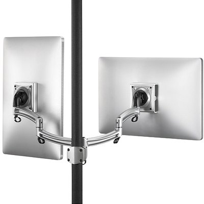 Chief K2P200 KONTOUR Dual Arm Pole Mount, Dual Monitor