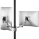 Chief K2P200 KONTOUR Dual Arm Pole Mount, Dual Monitor
