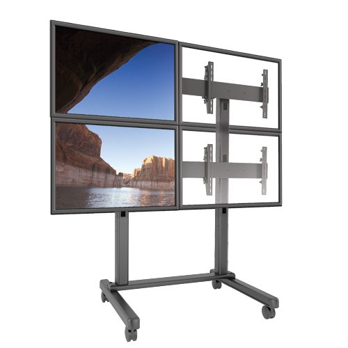 Chief LVM2X2U FUSION 2x2 Large Freestanding Video Wall Cart