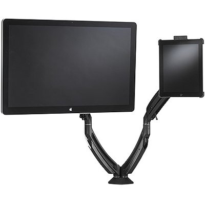 Chief K1D2I2B Kontour Dynamic Desk Clamp Mount with iPad Bracket