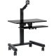Chief QMP1PK1B Pre-Configured Mobile Base Workstation