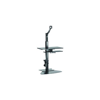 Chief QMP1PK2B Pre-Configured Fixed Base Workstation