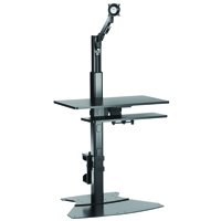 Chief QMP1PK2B Pre-Configured Fixed Base Workstation