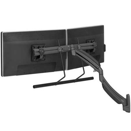 Chief Kontour Dynamic Wall Mount, Dual Monitor Array K1W22HB or K1W22HS