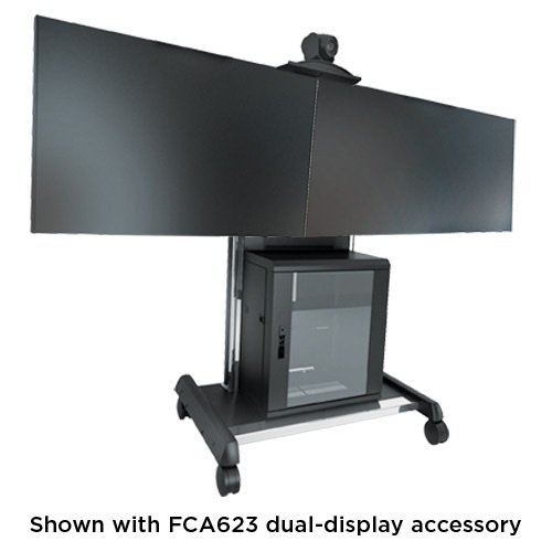 Chief XVAUB Height Adjustable Video Conferencing Cart (37"-70")