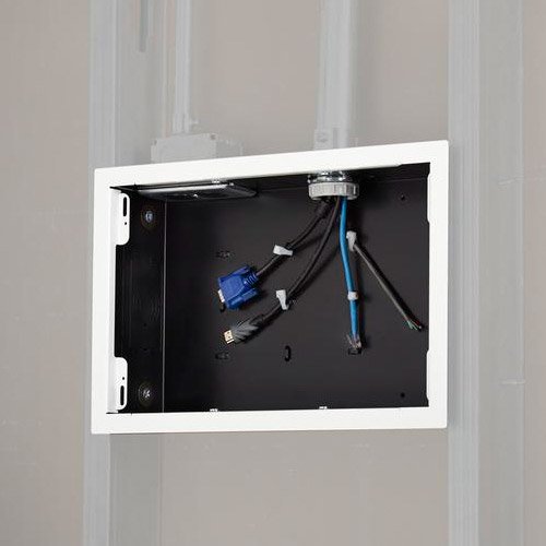 Chief PAC525F or PAC525FW In-Wall Storage Box with Flange