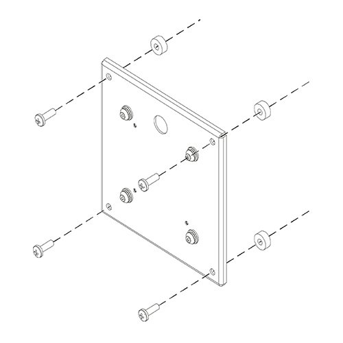 Chief FSB4041 Small Flat Panel Interface Bracket, 200 x 200mm VESA, M8