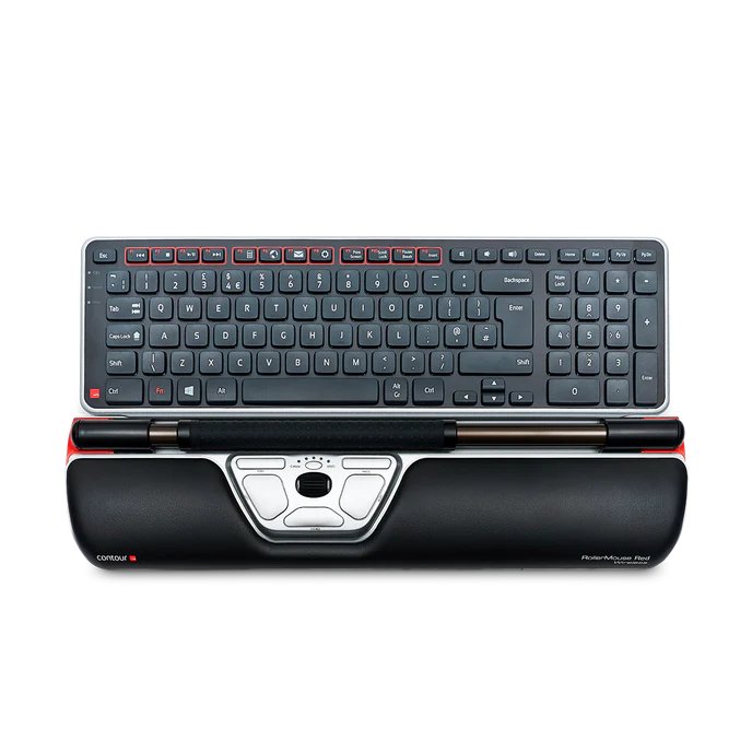 Contour Design Ultimate Workstation Red Wired and Wireless- BUNDLE-RED