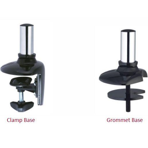 Clamp base and Grommet base