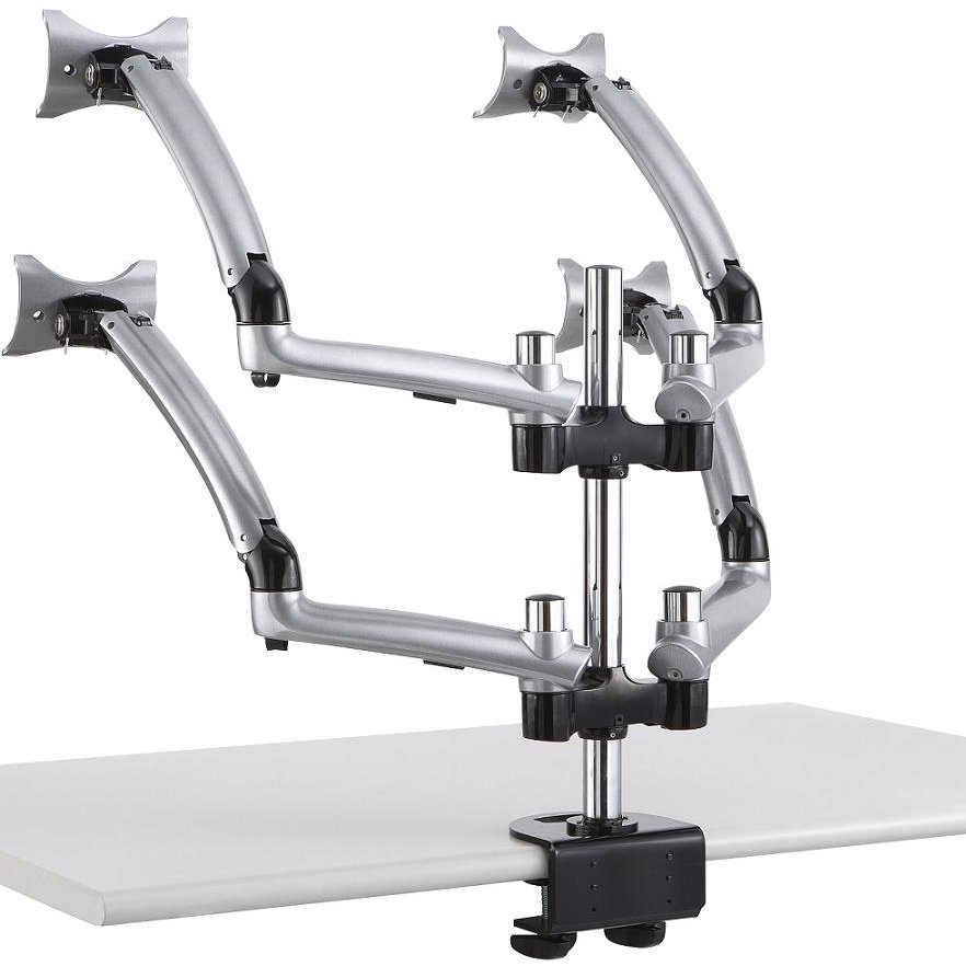 Cotytech DM-GS4A Four Apple Monitor Desk Mount Spring Arm