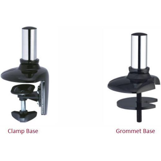 Clamp base and Grommet base