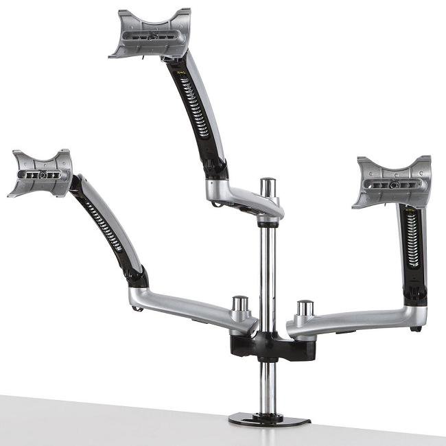 Cotytech DM-GSTA Triple Apple Monitor Desk Mount Spring Arm