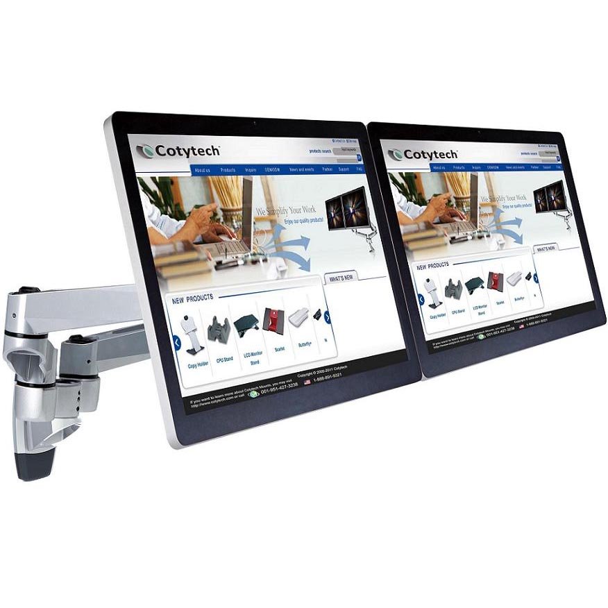 Cotytech MW-CAD20 Dual Apple Monitor Wall Mount Quick Release