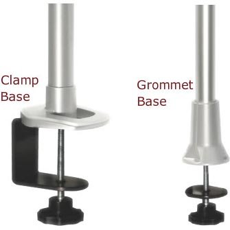 Clamp base and Grommet base