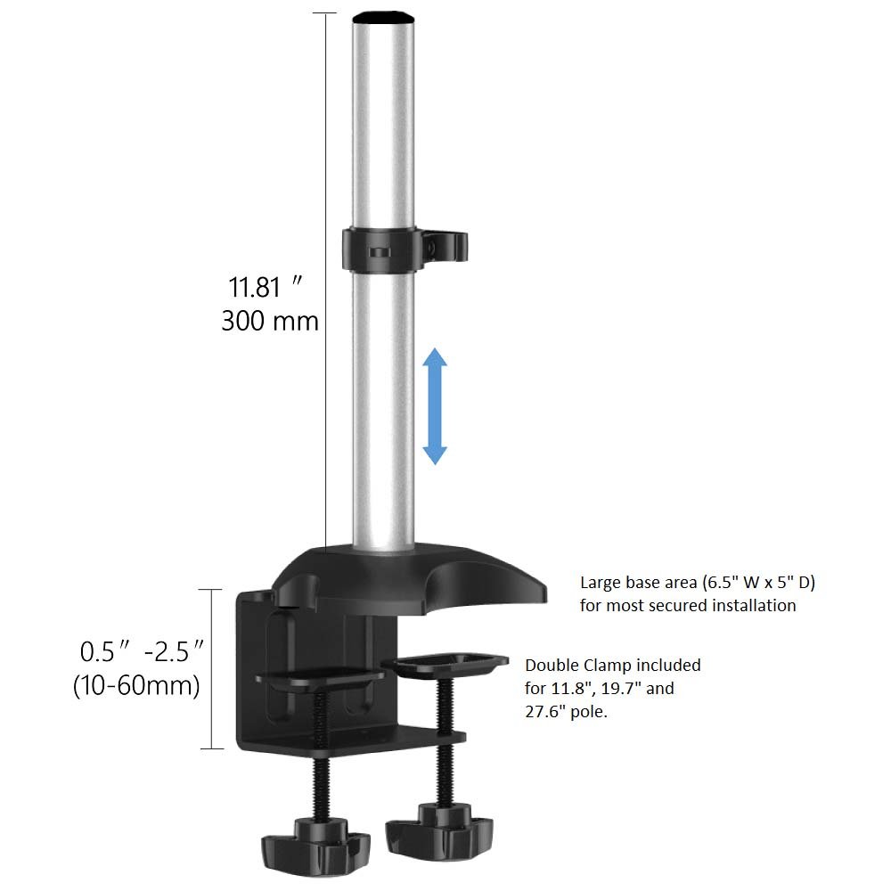 Cotytech BL-AP20 Dual Apple Monitor Desk Mount Quick Release