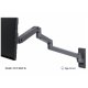 ErgoDirect EDM-3413-W Extra Long Wall Mount Monitor Arm