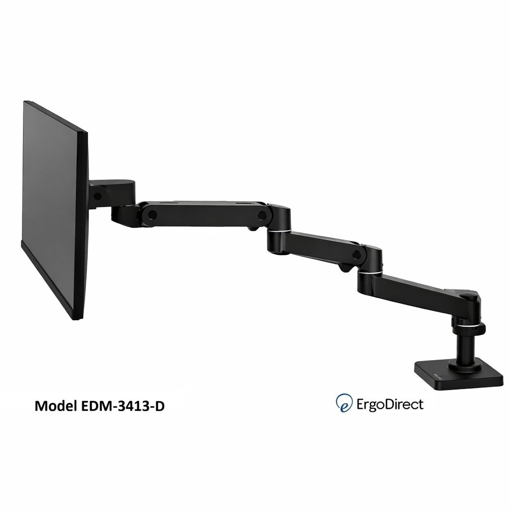 ErgoDirect EDM-3413-D Extra Long Desk Mount Monitor Arm