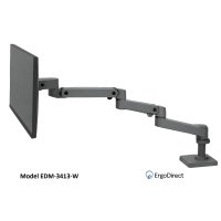 ErgoDirect EDM-3413-D Extra Long Desk Mount Monitor Arm