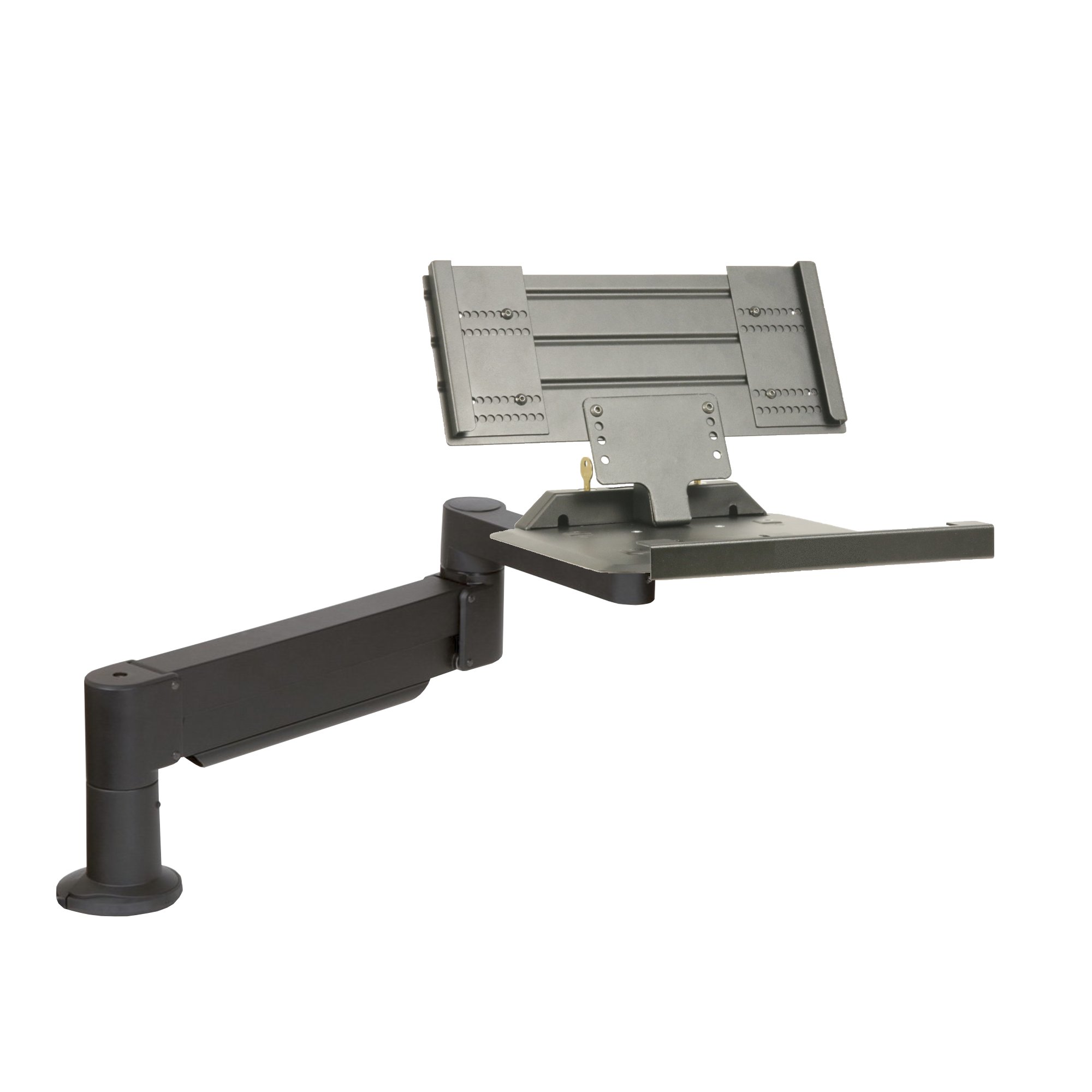 Secure Height Adjustable Laptop Arm - Wall or Desk Mount ED-7F-77