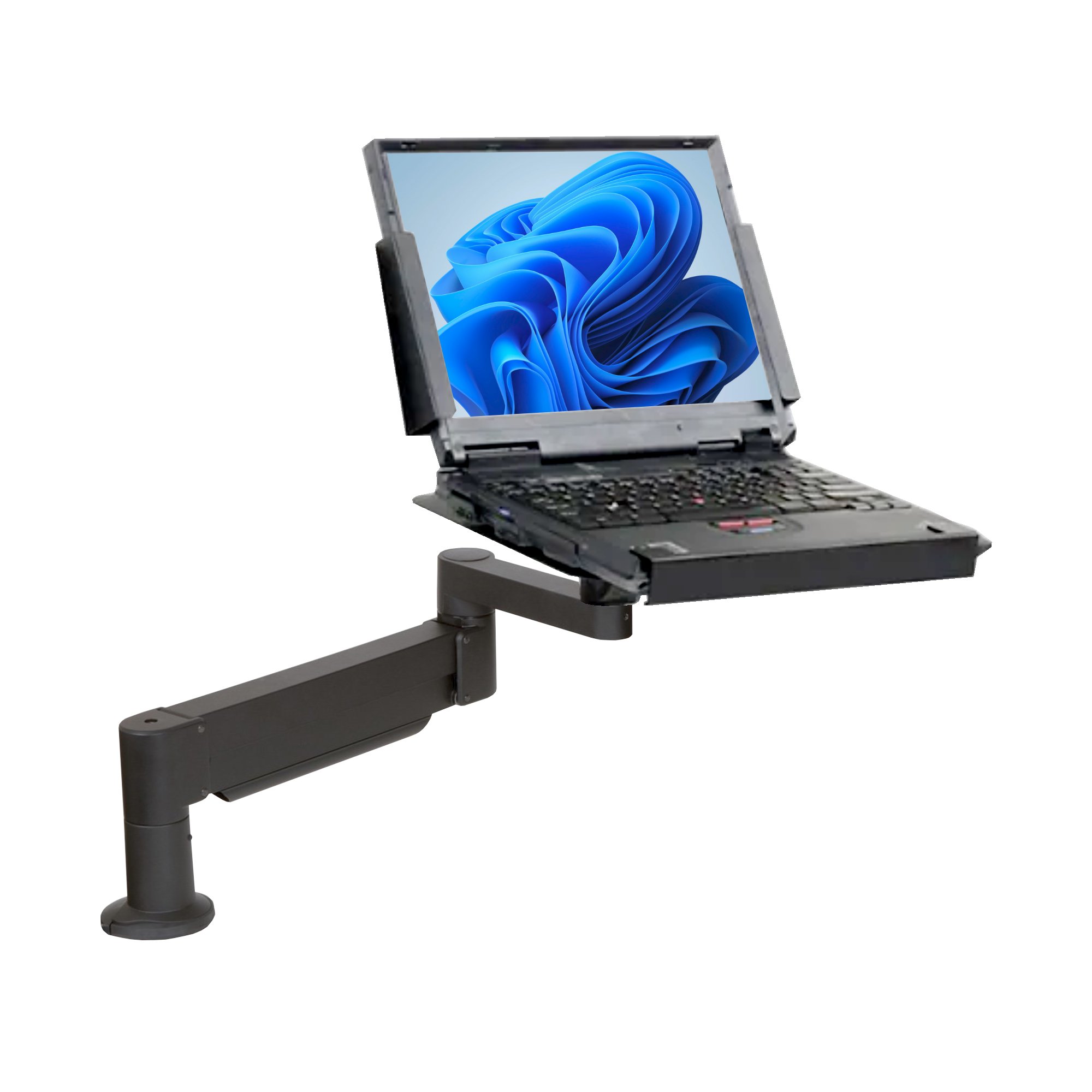 Secure Height Adjustable Laptop Arm - Wall or Desk Mount, ED-7F-77
