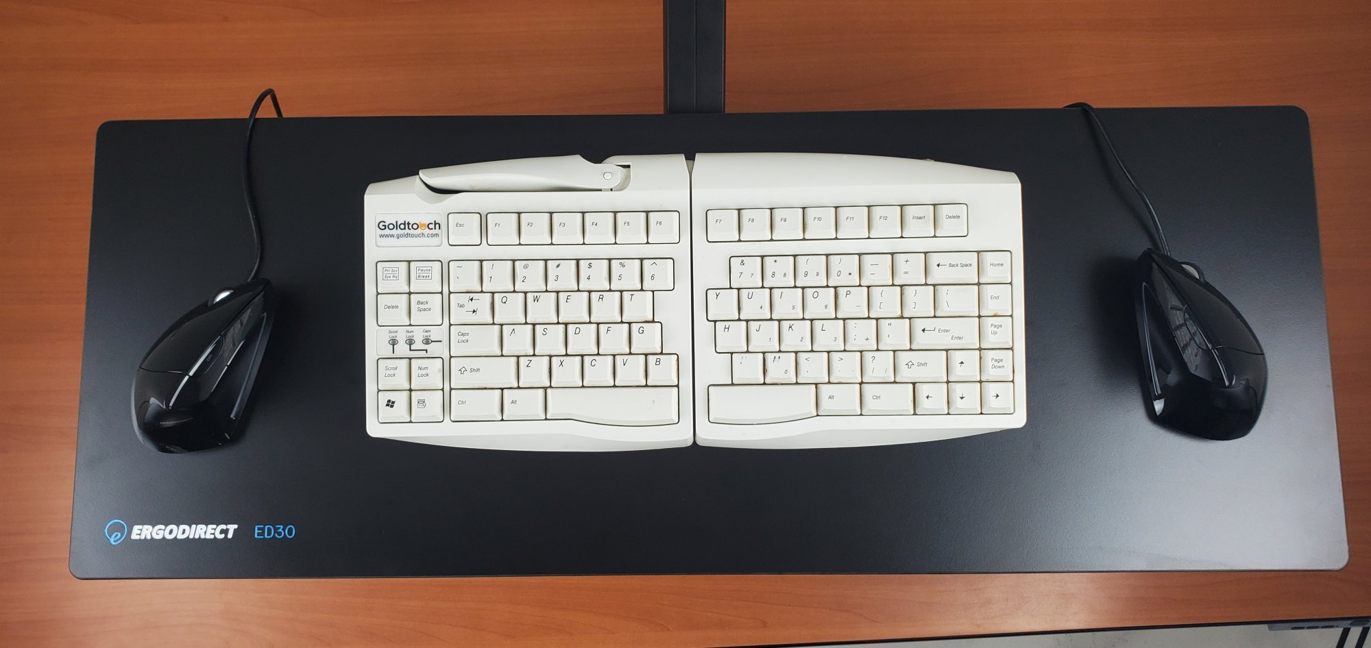 ED30 Keyboard tray - Dual Mouse Platform
