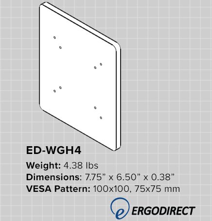 Add Weight to Monitor Arm, iPad/Tablet Mount