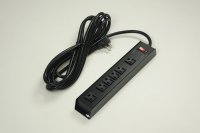 Desk or Wall Mountable Power Strip / Surge Protector with 15ft Long Cord - ED-SURGE-615