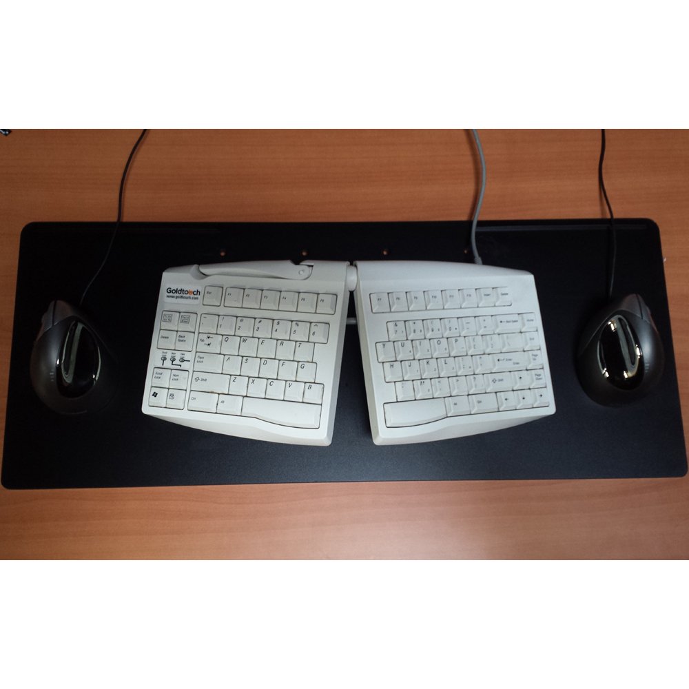 Ergotron Deep Keyboard Tray with Goldtouch Keyboard, ED-97-0099