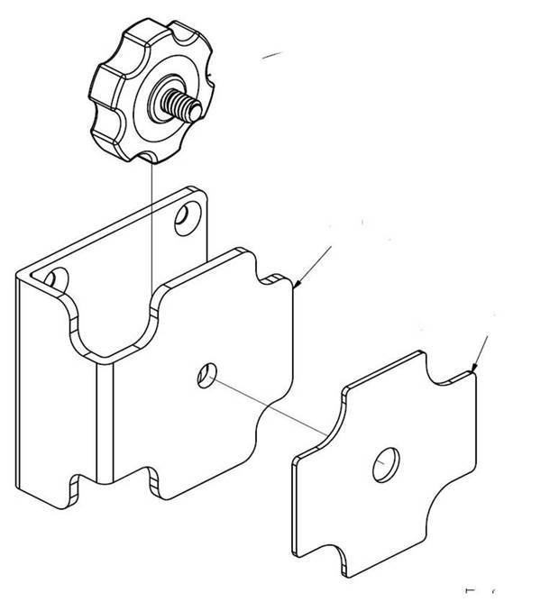 Camera Bracket Tilter,  ED-8263-603