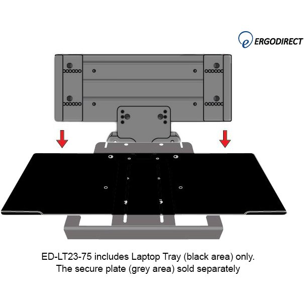 Laptop Tray System with Mouse Area, ED-LT23-75