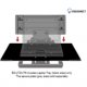 Laptop Tray System with Mouse Area, ED-LT23-75