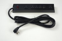 Under Desk or Wall Mounted Industrial Power Strip with 10 feet cable