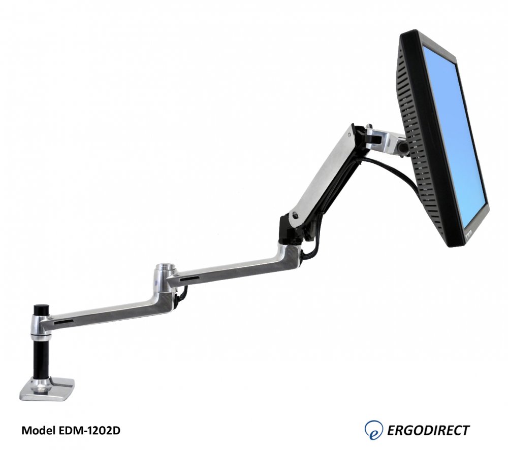 Long Reach Desk Mount Monitor Arm Erirect Edm 1202d Long Reach Desk Mount Monitor Arm Erirect Edm 1202d