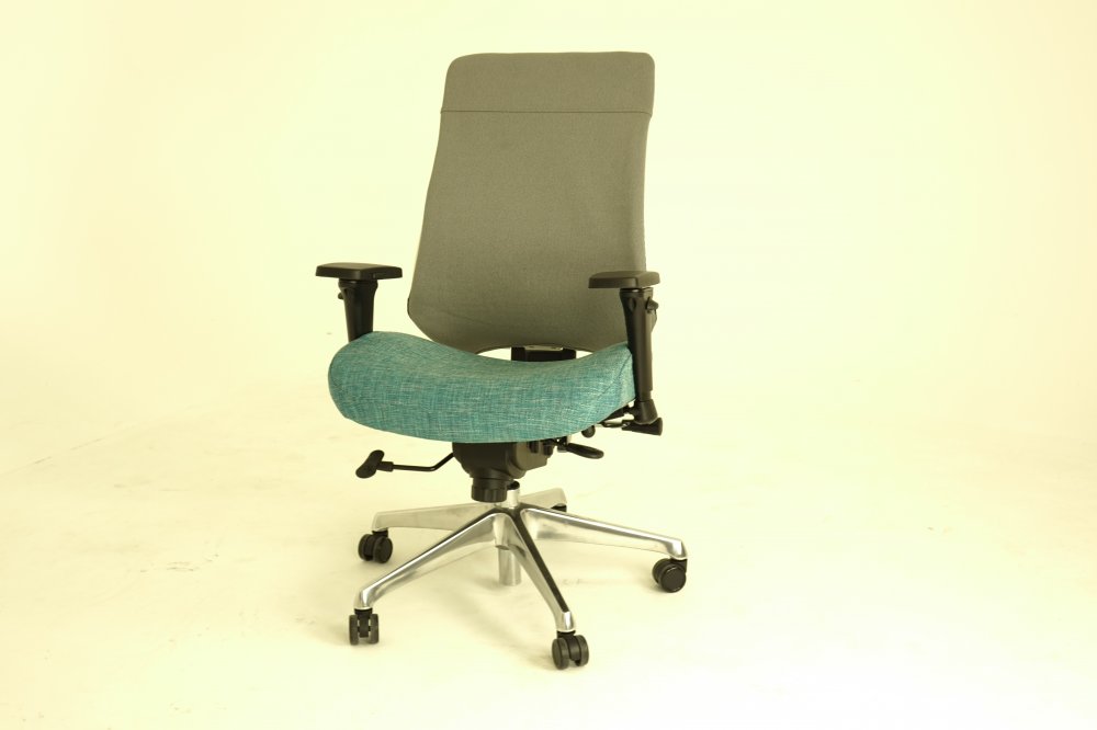 Gaming Chair 2 with Grey Upholstered Jacket