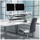 Dual Monitor Sit-Stand Desktop Workstation White - ErgoDirect EDW-4201D