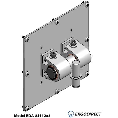 EDA-8411-2x2 with 200x200 VESA Plate