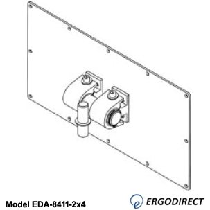 EDA-8411-2x4 with 200x400 VESA Plate