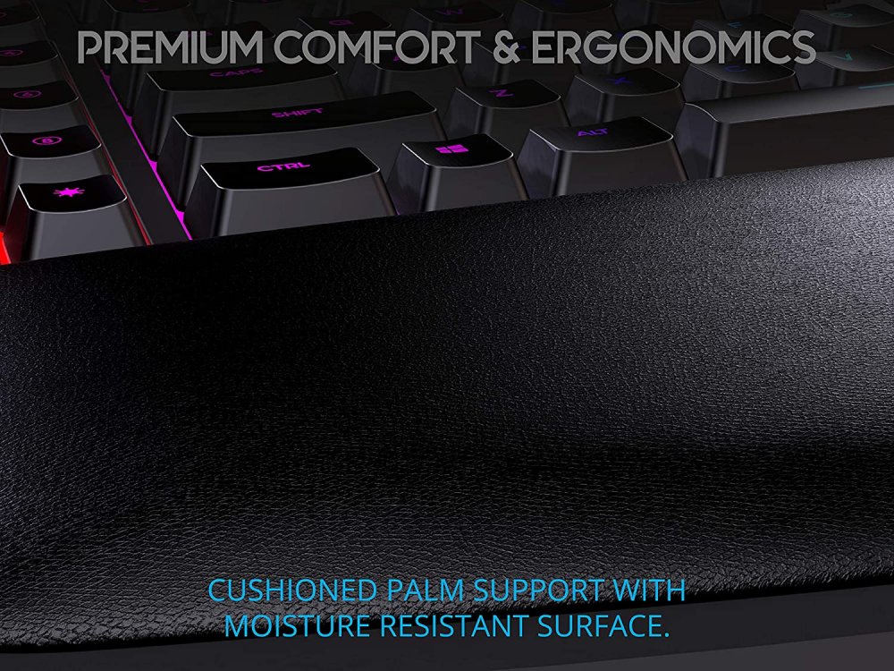 Freestyle Ergonomic RGB Split Mechanical Gaming Keyboard - EDK-RGBM