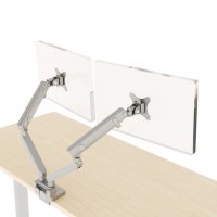 Dual Monitor Height and Depth Adjustable arm