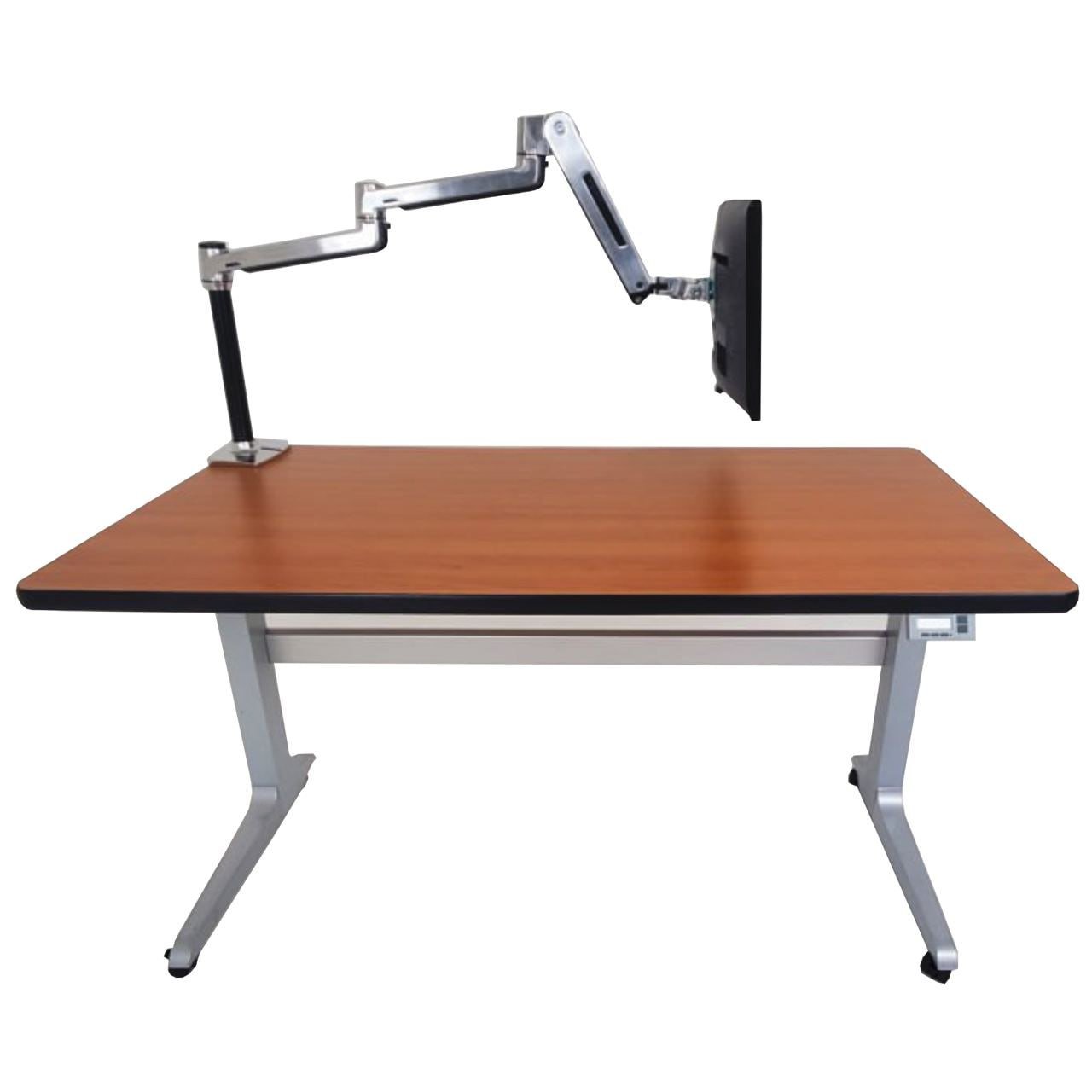 Extra Long Sit-Stand Desk Mount Monitor Arm EDM-4220