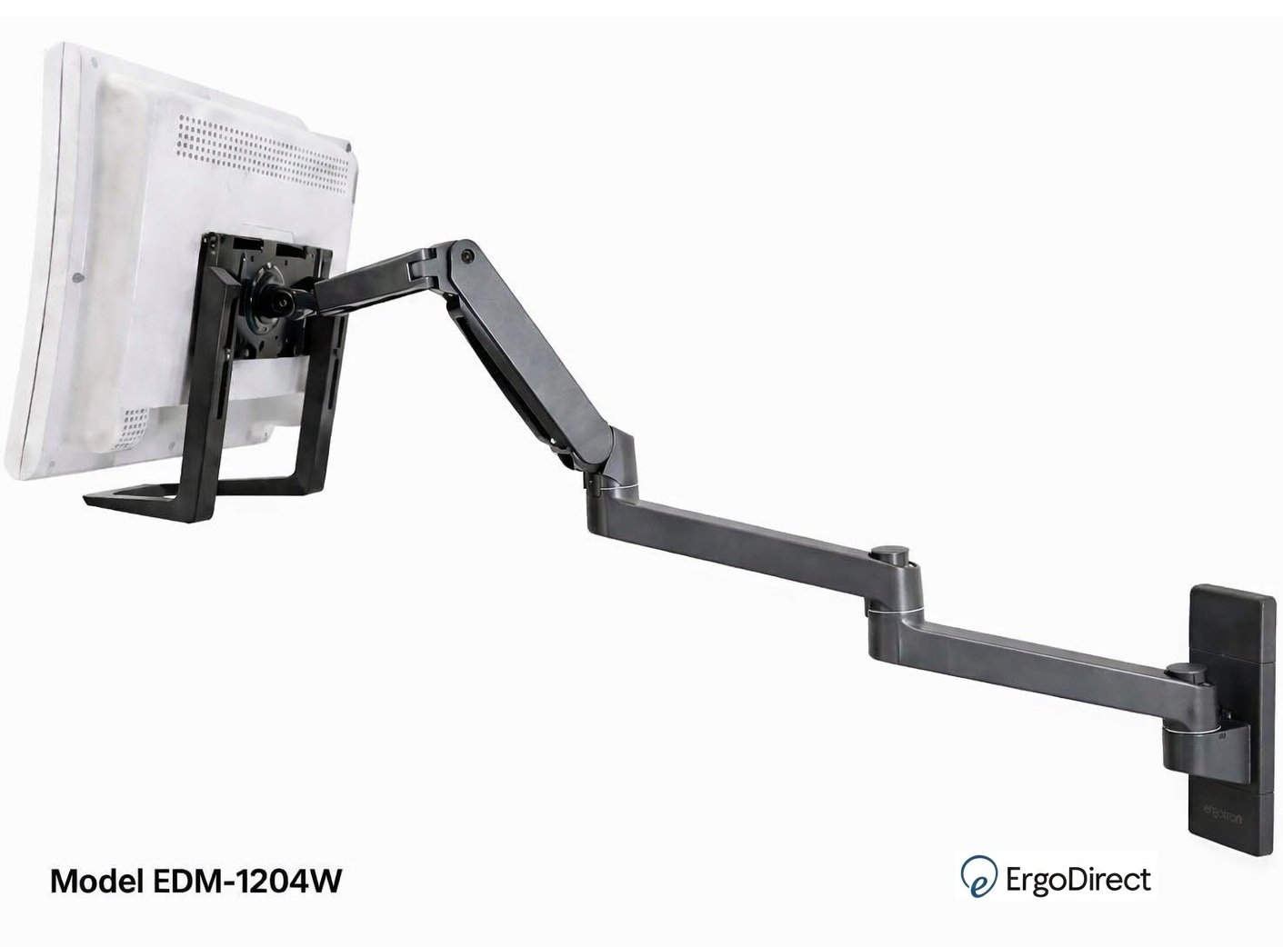 ErgoDirect EDM-1204W Long Reach Monitor Arm for Dental Offices