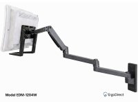 ErgoDirect EDM-1204W Long Reach Monitor Arm for Dental Offices