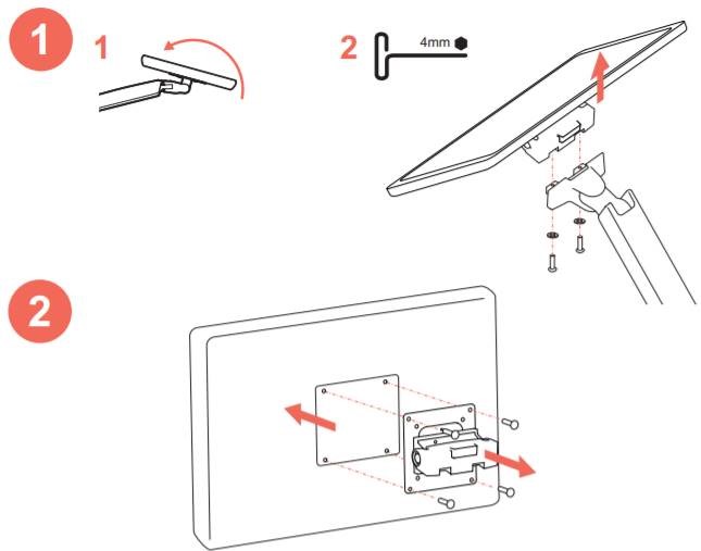 Replacement 1 - Ultrawide Monitor Arm for Samsung G9 EDM-49G9