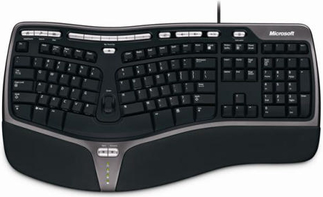 Microsoft B2M-00012 Natural Comfortable Ergonomic Keyboard 4000