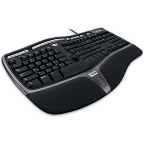 Microsoft B2M00012 Natural Ergonomic USB 4000 Keyboard