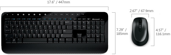 Microsoft M7J-00001 Wireless 2000 Keyboard